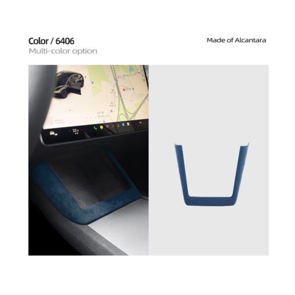 2024 Model 3 Highland Alcantara Central Control Charging Frame Cover