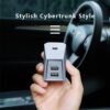 Tesla Model 3/Y Glove Box USB Hub Cybertrunk Style 4-in-1 USB Hub