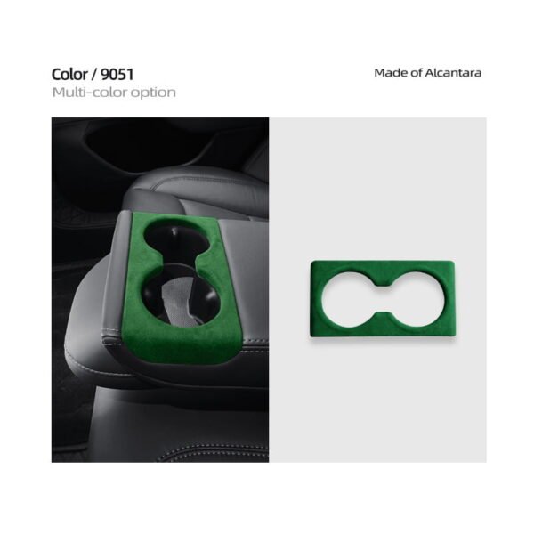 2024 Model 3 Highland Alcantara Rear Seat Cup Holder Cover