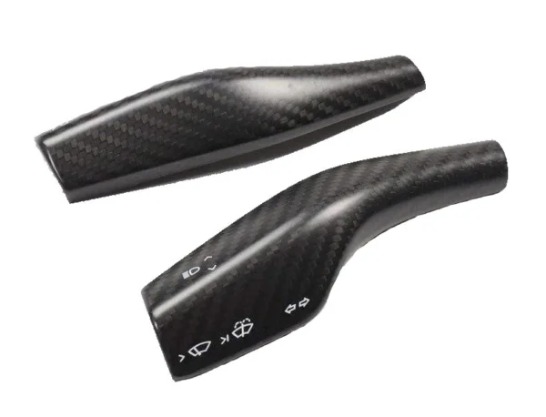 Model 3Y Real Carbon Fiber Turn Signal Gear Shift Stalk Covers