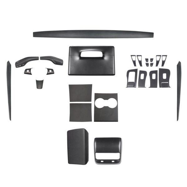 Model 3 / Y Real Carbon Fiber Tesla Interior Mods Wrap Kit