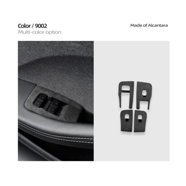 2024 Model 3 Highland Alcantara Window Switch Button Cover