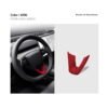 2024 Model 3 Highland Alcantara Steering Wheel U-Shaped Cover Sticker
