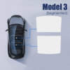 Tesla Model 3/Y Electrostatic Adsorption Sunshade Sunroof Sunshade