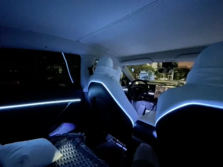 2021-2023 Model 3/Y Laser Carving Ambient Lights