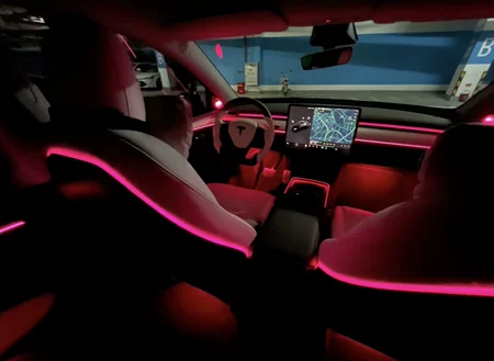 2021-2023 Model 3/Y Laser Carving Ambient Lights