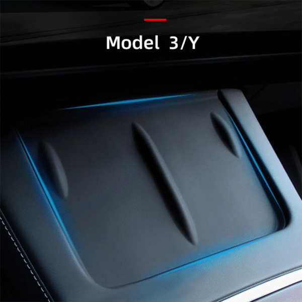 Tesla Model 3/Y Central Control Wireless Charging Silicone Pad Anti-Slip Pad