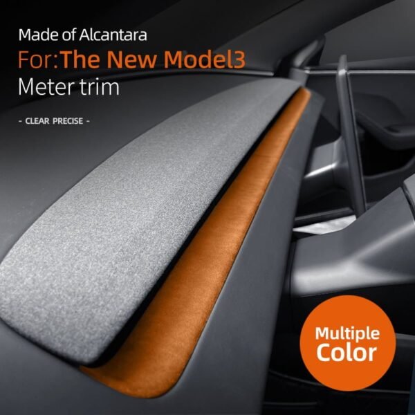 2024 Model 3 Highland Alcantara Dashboard Air Outlet Cover Sticker