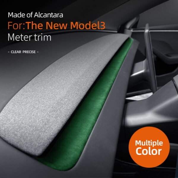 2024 Model 3 Highland Alcantara Dashboard Air Outlet Cover Sticker