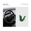 2024 Model 3 Highland Alcantara Steering Wheel U-Shaped Cover Sticker