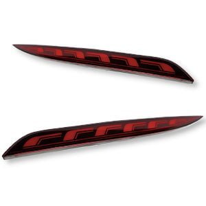 A8 Style Rear Bumper Reflectors Tail Light for Tesla Model 3/Y