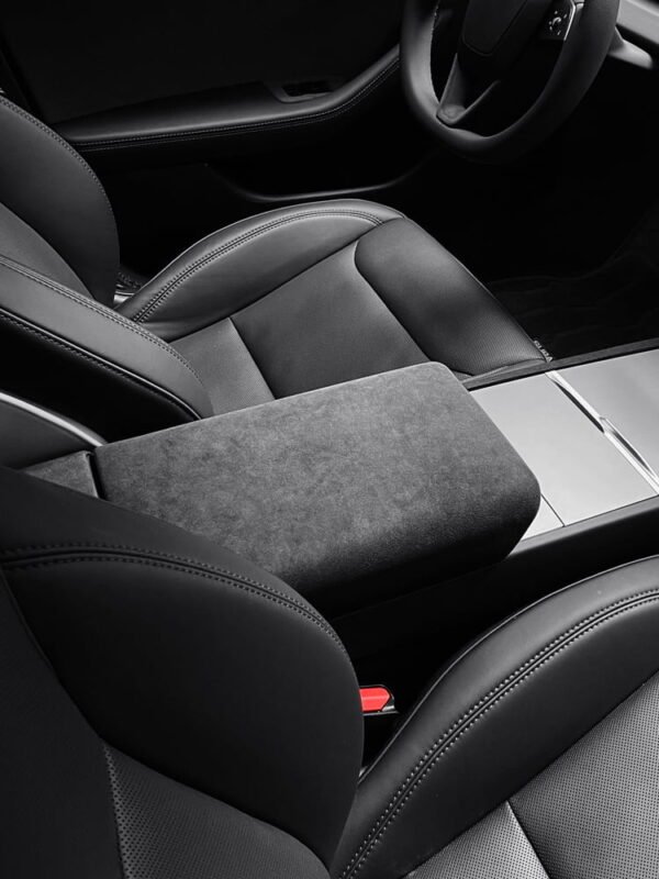 Tesla Model 3 Highland/Model Y Juniper Interior Alcantara Armrest Cover
