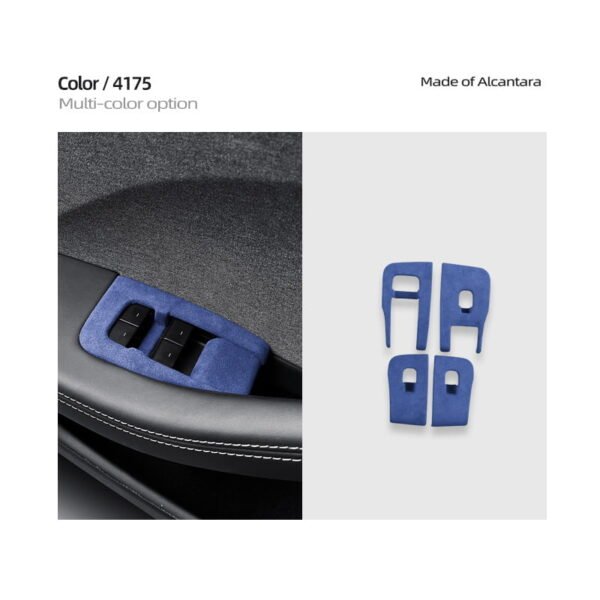 2024 Model 3 Highland Alcantara Window Switch Button Cover