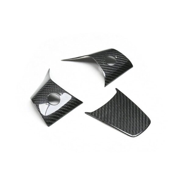 Model 3/Y Real Carbon Fiber Steering Wheel Cover (3-Pieces)