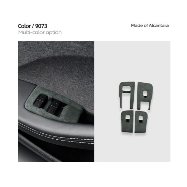 2024 Model 3 Highland Alcantara Window Switch Button Cover