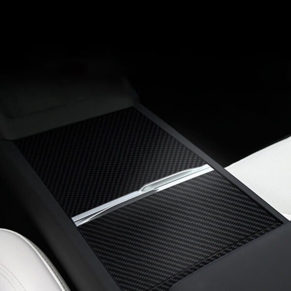 Tesla New Model 3 2024 Highland Real Carbon Fiber Center Console Panel