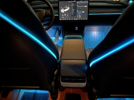 2021-2023 Model 3/Y Laser Carving Ambient Lights