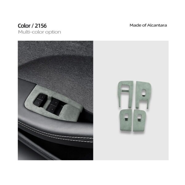 2024 Model 3 Highland Alcantara Window Switch Button Cover