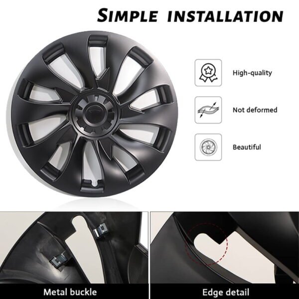 Tesla Model 3 18-inch Überturbine Hup Caps Wheel Coves