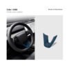 2024 Model 3 Highland Alcantara Steering Wheel U-Shaped Cover Sticker