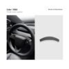 2024 Model 3 Highland Alcantara Steering Wheel Strip Cover
