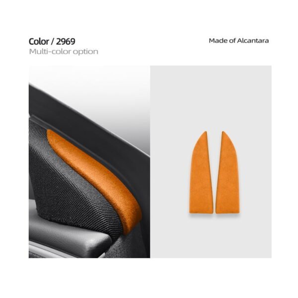2024 Model 3 Highland Alcantara Front Doors Tweeter Triangle Trim Cover (2pcs)