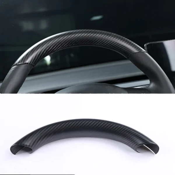 Model 3/Y Real Carbon Fiber Steering Wheel Cap