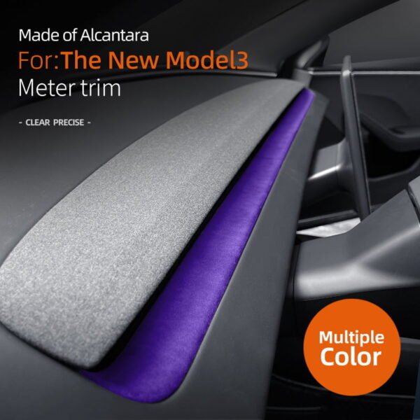 2024 Model 3 Highland Alcantara Dashboard Air Outlet Cover Sticker