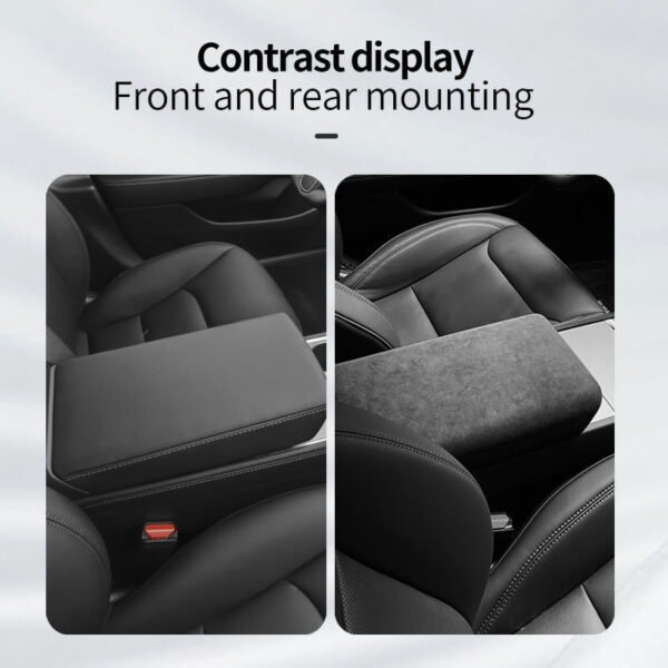 Tesla Model 3 Highland/Model Y Juniper Interior Alcantara Armrest Cover