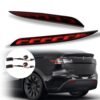 A8 Style Rear Bumper Reflectors Tail Light for Tesla Model 3/Y
