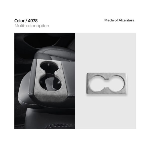 2024 Model 3 Highland Alcantara Rear Seat Cup Holder Cover