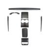 Model 3 / Y Real Carbon Fiber Tesla Interior Mods Wrap Kit