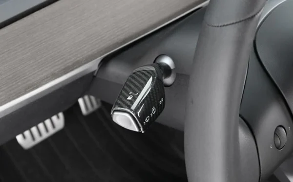 Model 3Y Real Carbon Fiber Turn Signal Gear Shift Stalk Covers