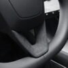 2024 Model 3 Highland Alcantara Steering Wheel U-Shaped Cover Sticker
