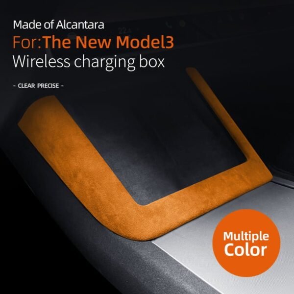 2024 Model 3 Highland Alcantara Central Control Charging Frame Cover