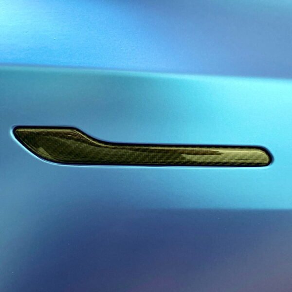 Model 3Y 4PCS Real Carbon Fiber Door Handle Covers