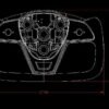 Tesla Model 3 Highland Yoke Steering Wheel (Inspired Designed by Model X/S Plaid Yoke Style)