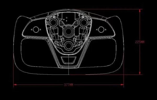 Tesla Model 3 Highland Yoke Steering Wheel (Inspired Designed by Model X/S Plaid Yoke Style)
