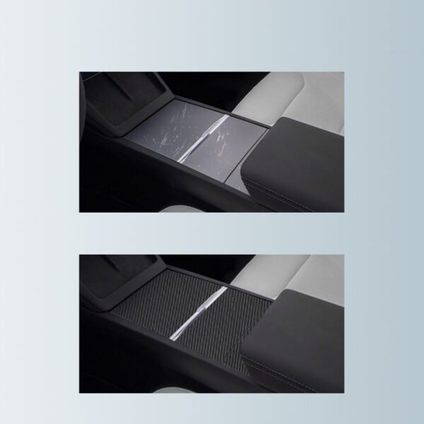 Tesla New Model 3 2024 Highland Real Carbon Fiber Center Console Panel