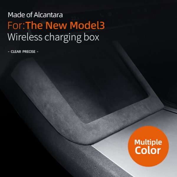 2024 Model 3 Highland Alcantara Central Control Charging Frame Cover