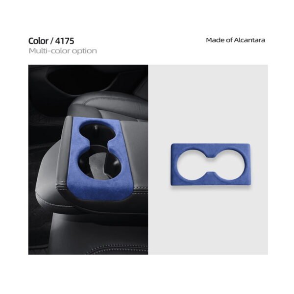2024 Model 3 Highland Alcantara Rear Seat Cup Holder Cover