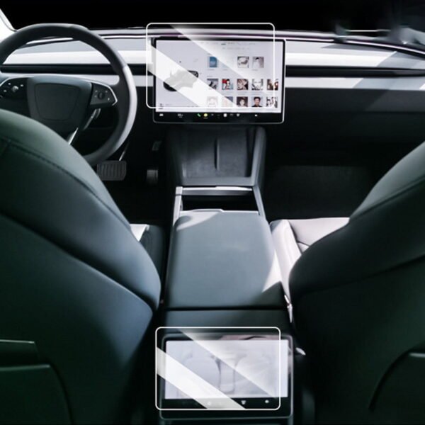 2024 Model 3 Highland Tempered Glass Screen Protectors ( Front & Rear Displays)