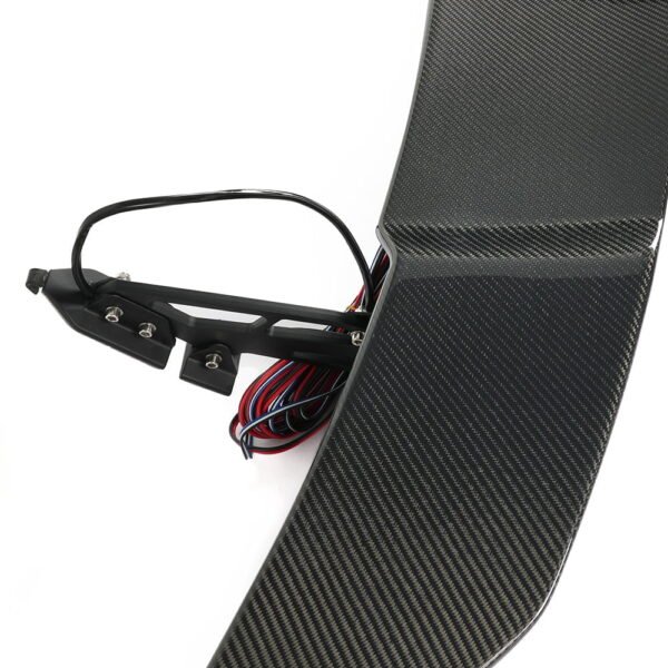 Tesla Model 3Y Electric Automatic Rear Spoiler Real Carbon Fiber Lift Tail Spoiler