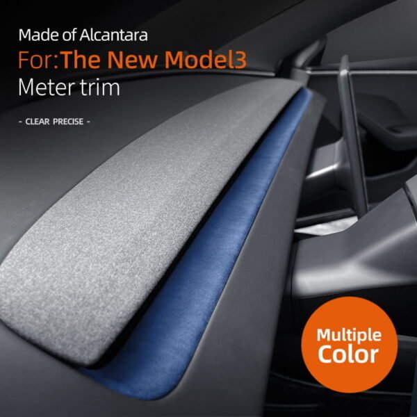 2024 Model 3 Highland Alcantara Dashboard Air Outlet Cover Sticker