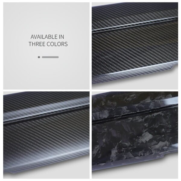 Model 3/Y Real Carbon Fiber Dashboard & Front Door Trim Panel Replacement Kit