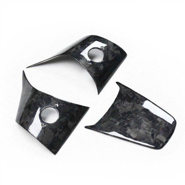 Model 3/Y Real Carbon Fiber Steering Wheel Cover (3-Pieces)