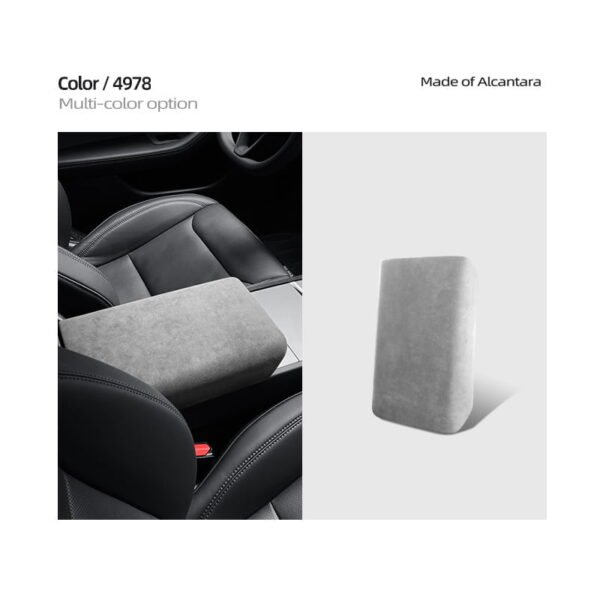 Tesla Model 3 Highland/Model Y Juniper Interior Alcantara Armrest Cover