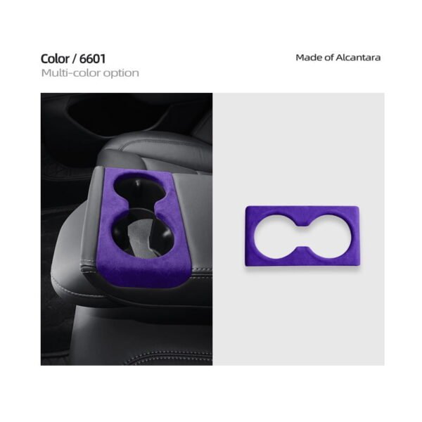 2024 Model 3 Highland Alcantara Rear Seat Cup Holder Cover