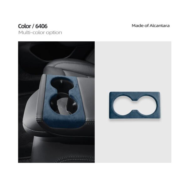 2024 Model 3 Highland Alcantara Rear Seat Cup Holder Cover