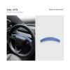 2024 Model 3 Highland Alcantara Steering Wheel Strip Cover